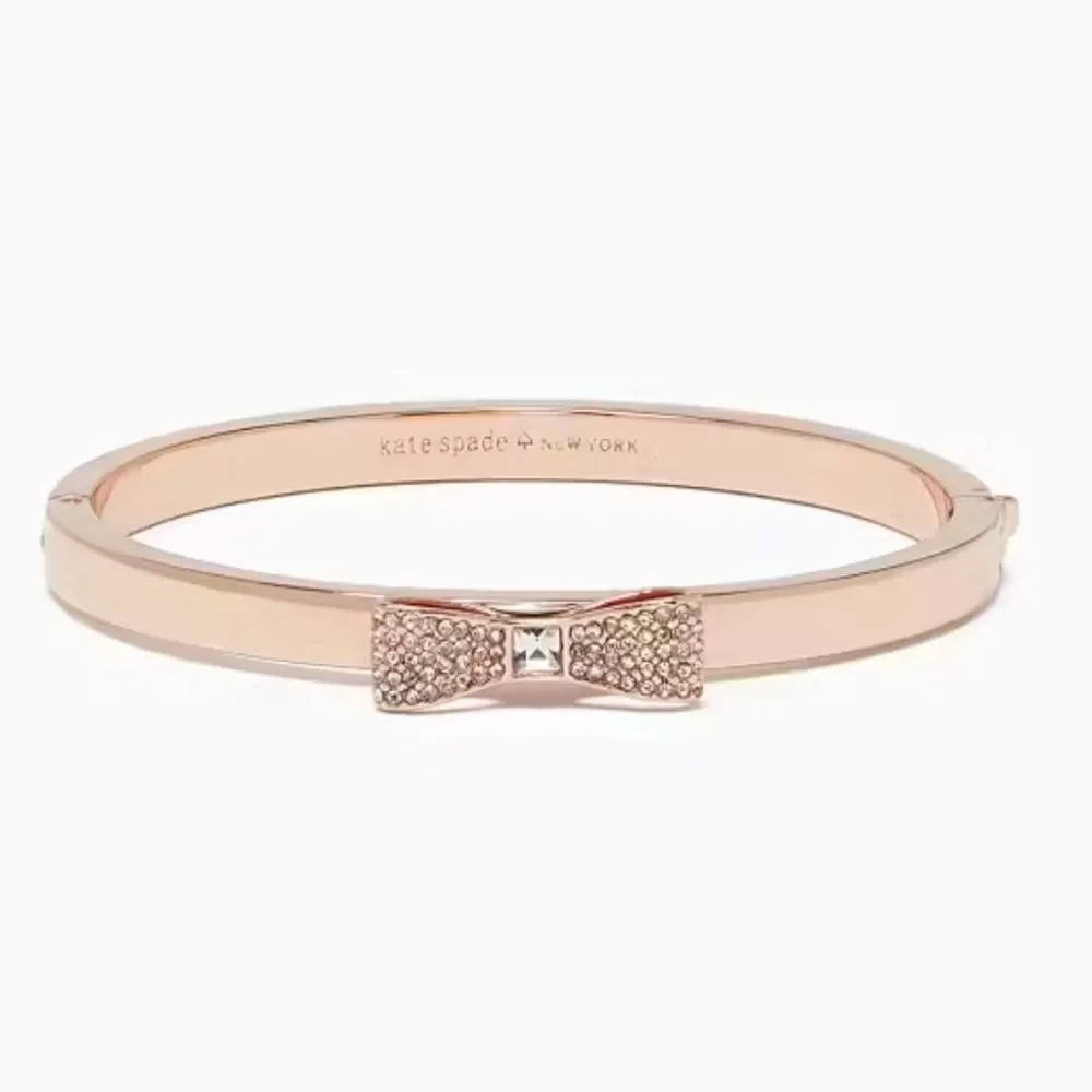 Ready Set Bow Pave Bow Bangle